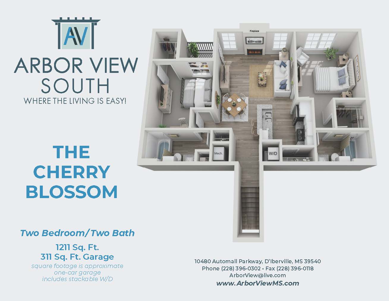 cherry blossom floorplan