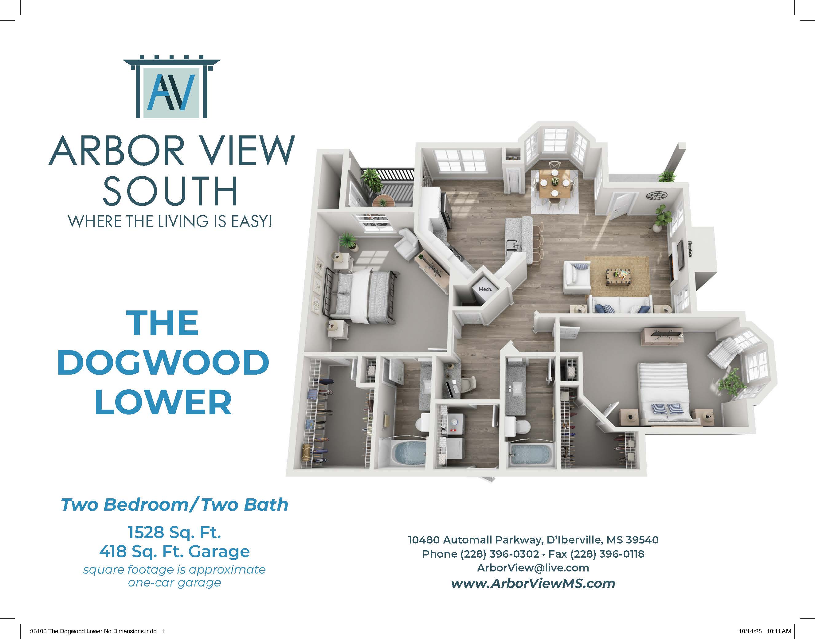dogwood lower floorplan