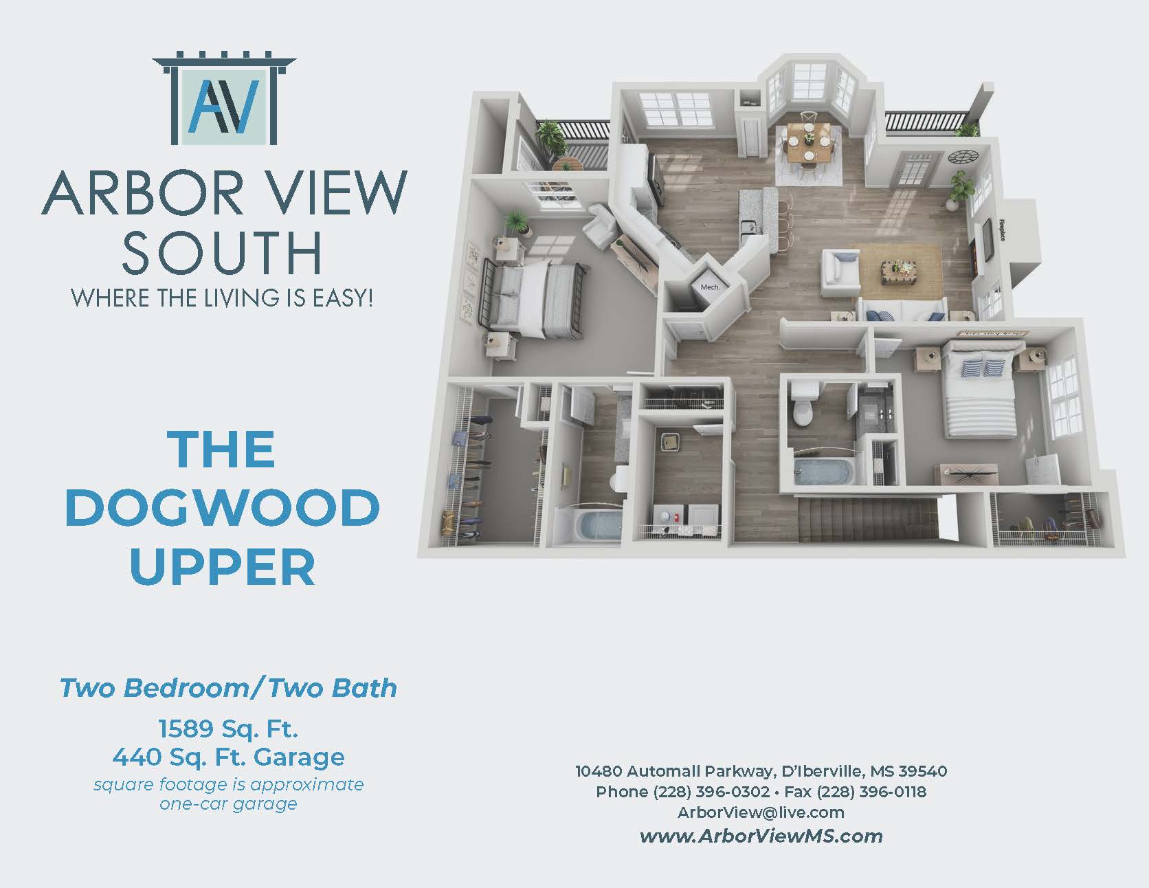 dogwood upper floorplan